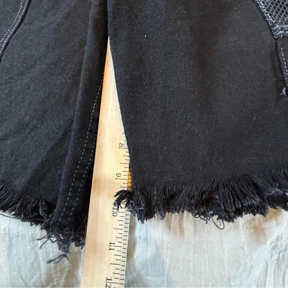 Vintage‎ Y2k Lee Pipes Jean Shorts Baggy Denim Men’s 32 Black Skater Bmx